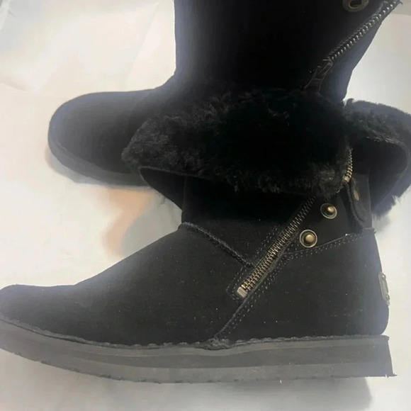 Cloud Nine Sheepskin Suede Leather Boots Style Trixie - Picture 1 of 11